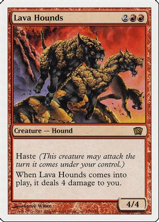 Lava Hounds (8ED-198) - 8th Edition Foil、Wizards of the Coast、kayou