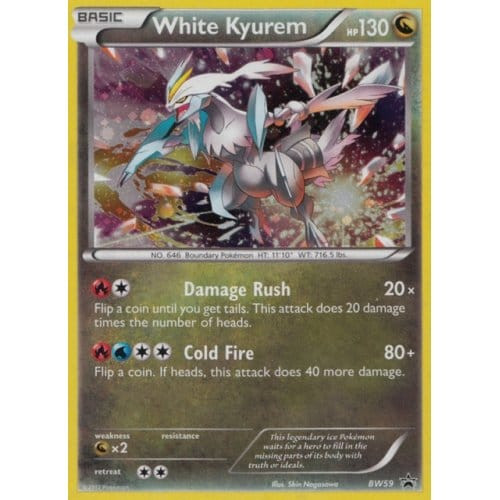 Black & White Promo BW59 White Kyurem、Pokemon、kayou
