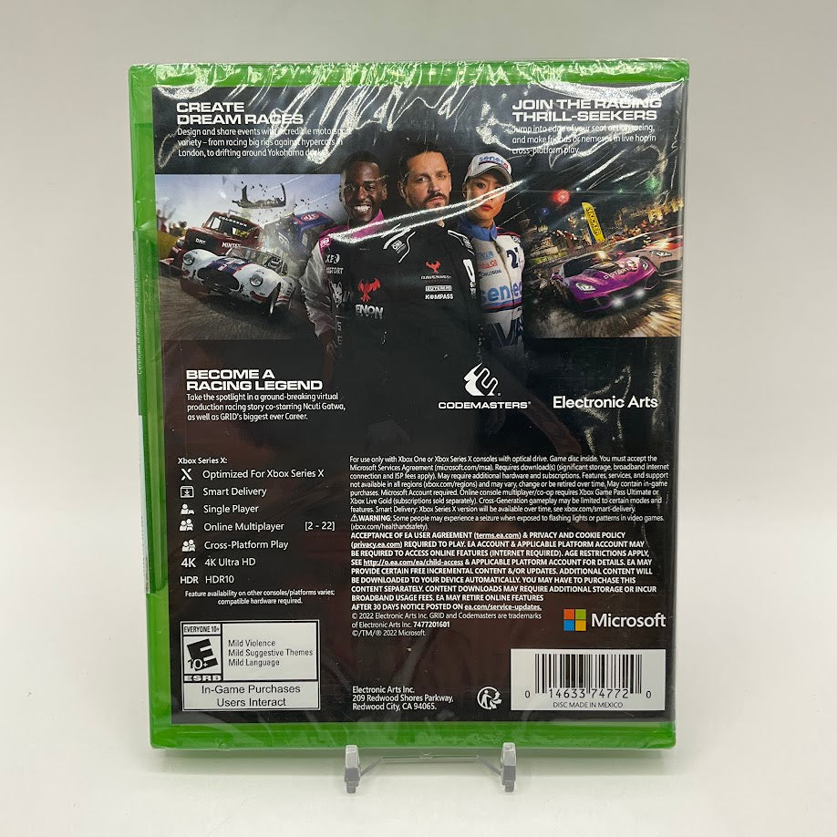 Grid Legends Xbox Series X Sealed、Collector Store LLC - VG、kayou