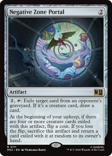 Negative Zone Portal (Surge Foil) | Marvel Super Heroes Commander、Magic: The Gathering、kayou