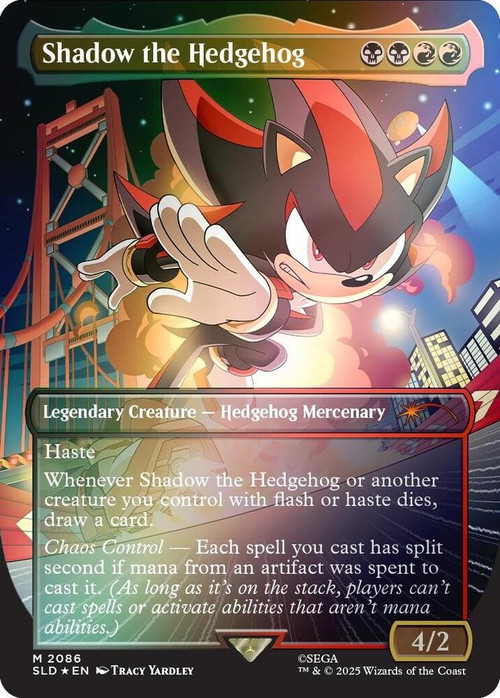 MtG Secret Lair Drop Series Mythic Rare FOIL Shadow the Hedgehog #2086、ToyWiz、kayou