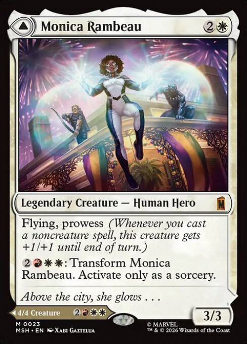 MtG Marvel Super Heroes Mythic Rare Monica Rambeau // Photon, Living Light #23、ToyWiz、kayou