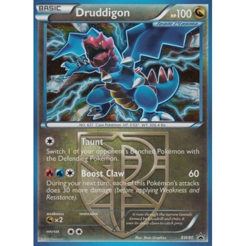 Black & White Promo BW80 Druddigon (Holo)、Pokemon、kayou
