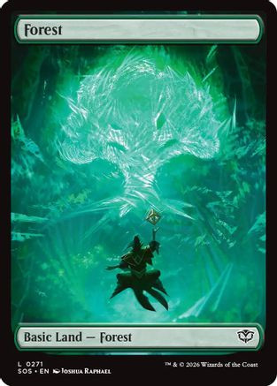 Forest (0271) (SOS-271) - Secrets of Strixhaven Foil、Wizards of the Coast、kayou