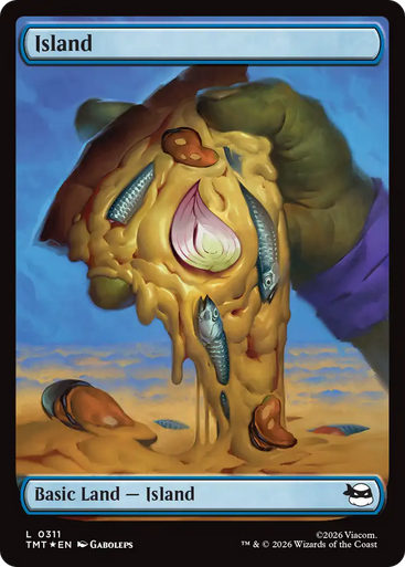 Island (#311) (Full Art Surge Foil) | Teenage Mutant Ninja Turtles、Magic: The Gathering、kayou