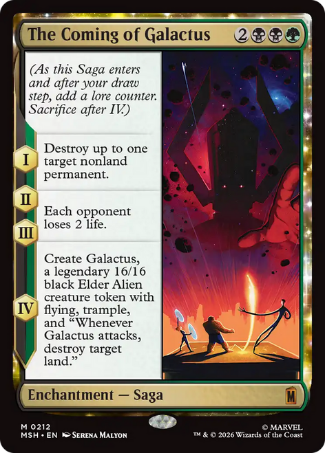 The Coming of Galactus (Foil) | Marvel Super Heroes、Magic: The Gathering、kayou