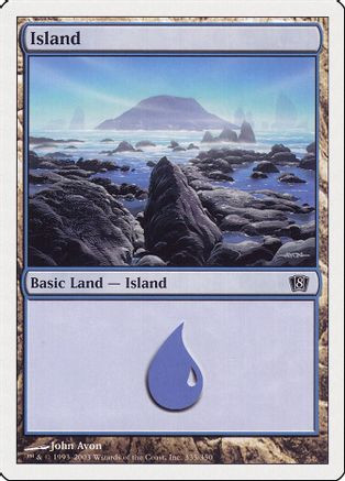 Island (335) (8ED-335) - 8th Edition Foil、Wizards of the Coast、kayou
