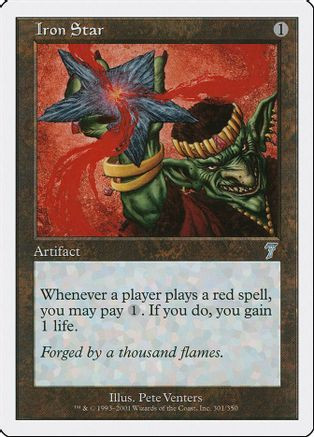 Iron Star (7ED-301) - 7th Edition Foil、Wizards of the Coast、kayou