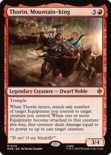 Thorin, Mountain-king (Foil) | The Hobbit、Magic: The Gathering、kayou