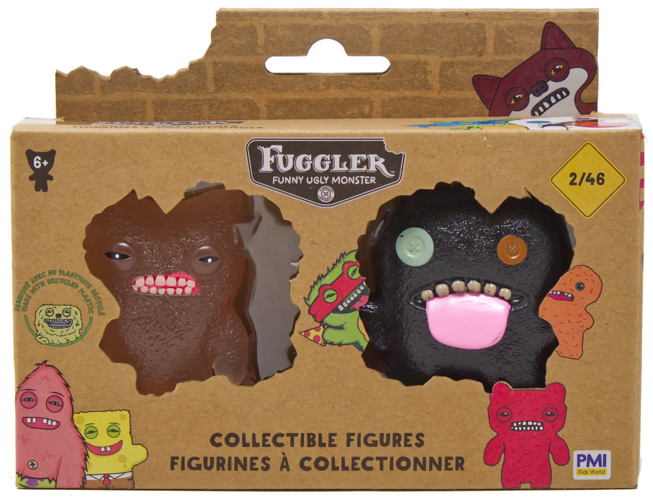 Fuggler Series 2 2.5-Inch Mystery 2-Pack 2 RANDOM Collectible Figures、ToyWiz、kayou