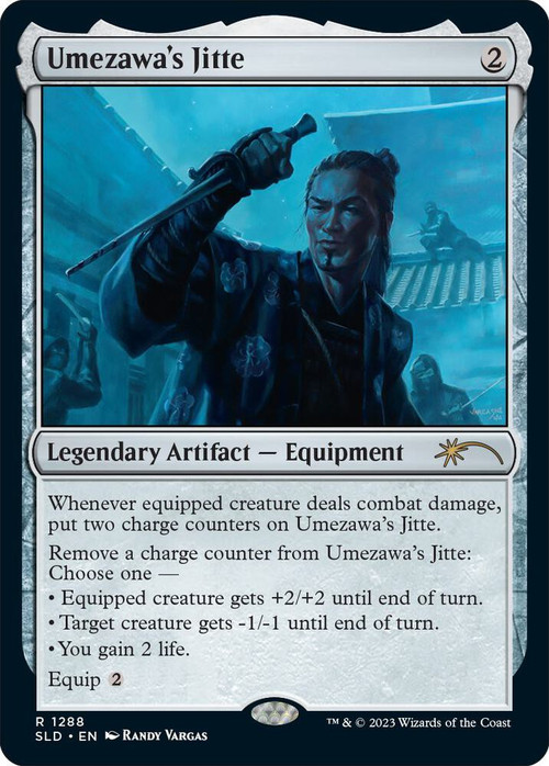 MtG Secret Lair Rare Umezawa's Jitte #1288 Moderately Played、ToyWiz、kayou