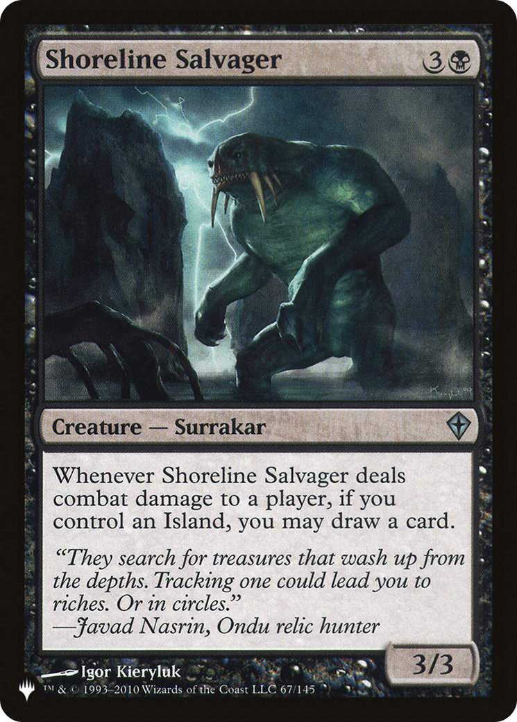 Shoreline Salvager (LIST-67/145) - The List、Wizards of the Coast、kayou