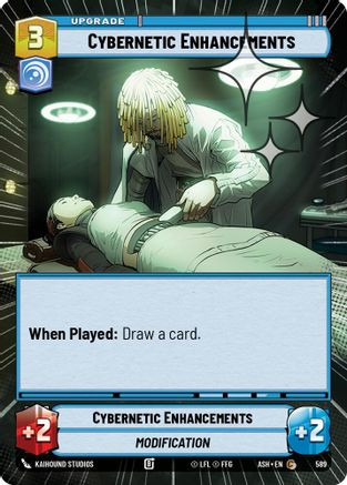 Cybernetic Enhancements (Hyperspace Foil) (589) - Ashes of the Empire Foil、GameNerdz、kayou