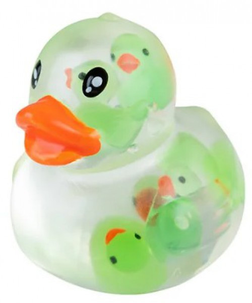 Sugar Swaps Ducky Duck GREEN 2.5-Inch Squishy Figure、ToyWiz、kayou