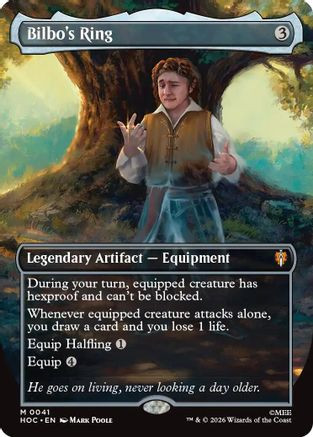 Bilbo's Ring (Borderless) (HOC-041) - The Hobbit: Eternal-Legal、Wizards of the Coast、kayou