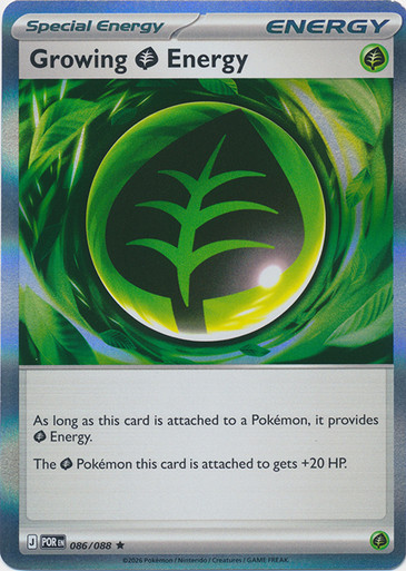 ME Perfect Order 086/088 Growing Grass Energy (Holo)、Pokemon、kayou