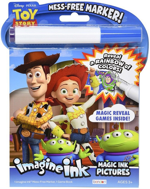 Disney Toy Story Imagine Ink Magic Ink Pictures Activity Book、ToyWiz、kayou