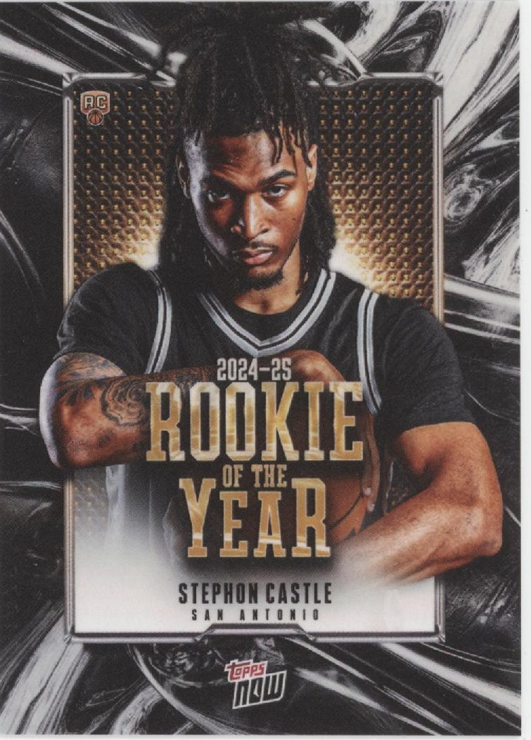 Stephon Castle 2024-25 Topps Now Rookie of the Year RC #14 #2、Collector Store LLC、kayou
