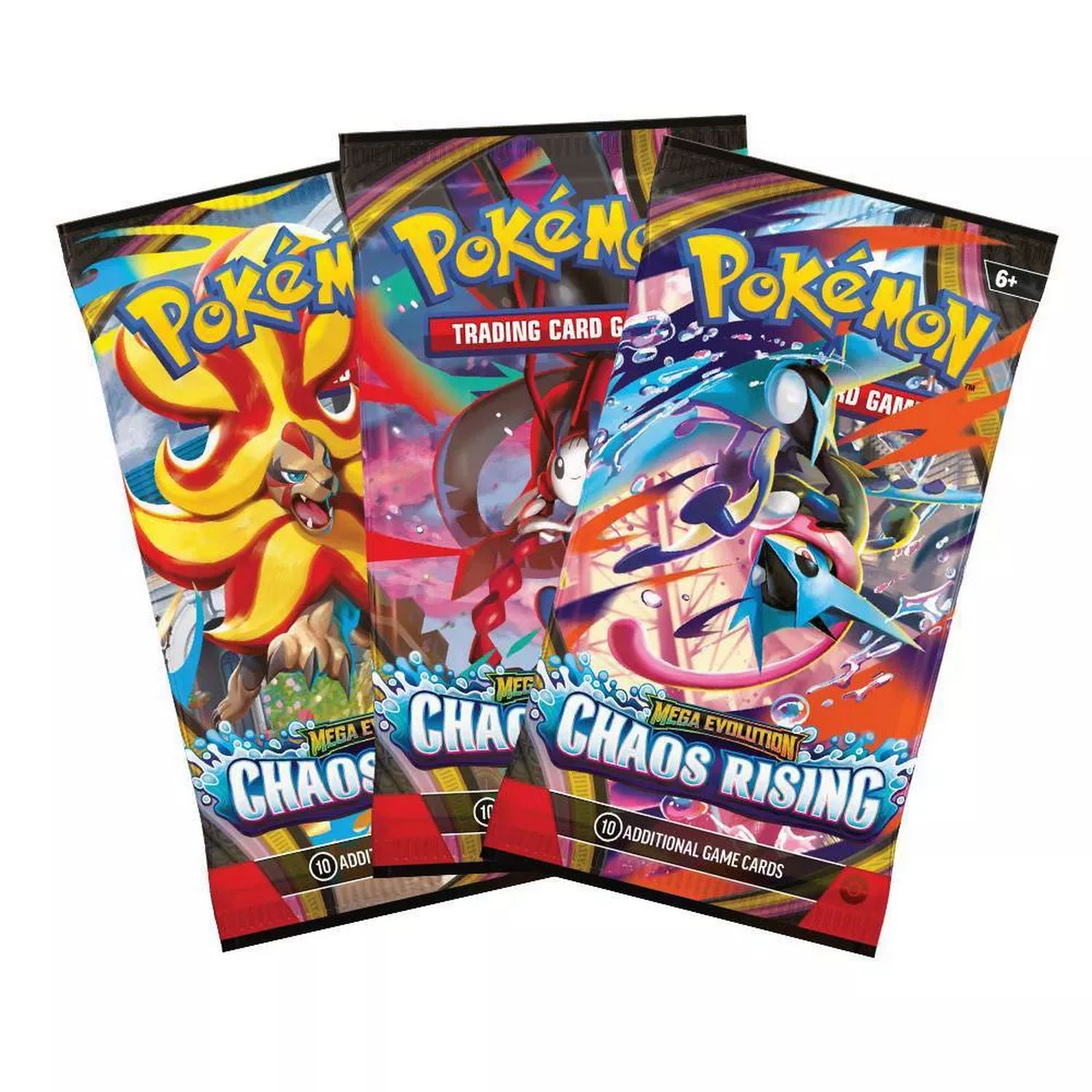 Pokemon: Mega Evolution Chaos Rising 3-Pack Blister (ME04)、Pokemon、kayou