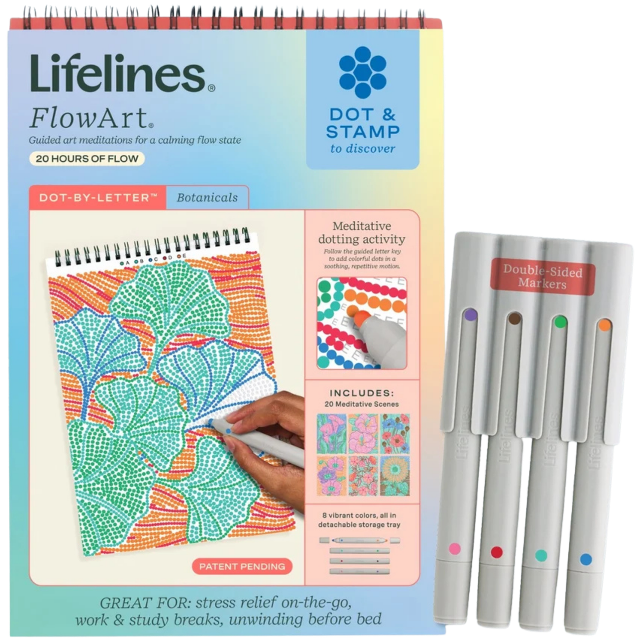 Lifelines FlowArt: Dot-by-Letter - Botanicals、Lifelines、kayou