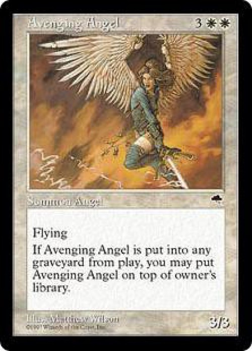 MtG Tempest Rare Avenging Angel #7 Heavily Played、ToyWiz、kayou