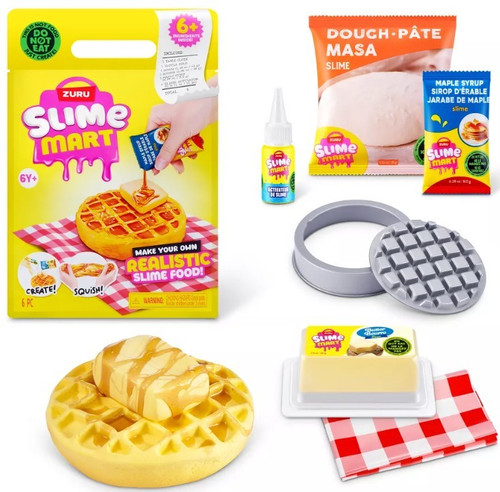 Slime Mart Small Bag Waffles Slime Kit 6+ Ingredients Inside! Make Your Own Realistic Slime Food!、ToyWiz、kayou