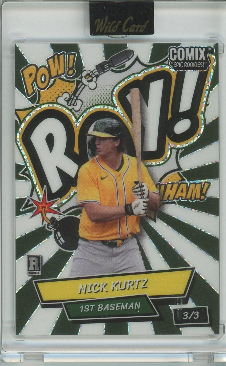 MLB 2025 Wild Card Comix Epic Rookies! 3/3 ROY! Nick Kurtz Rookie、ToyWiz、kayou