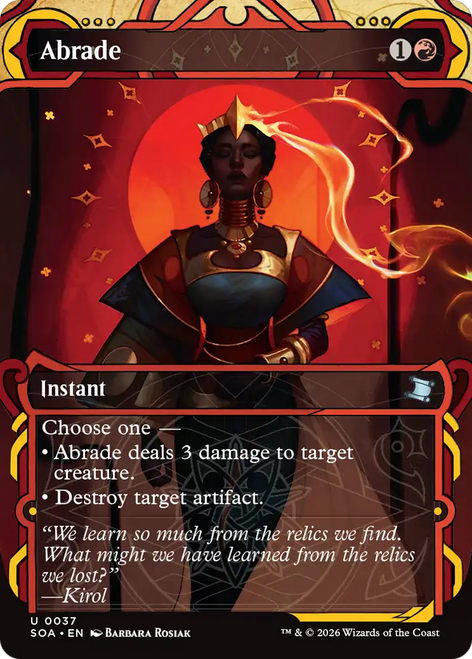 Abrade (Mystical Archive) | Secrets of Strixhaven Mystical Archive、Magic: The Gathering、kayou