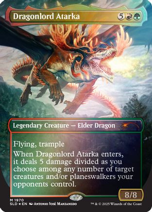 Dragonlord Atarka (Rainbow Foil) (SLD-1970) - Secret Lair Drop Series Foil、Wizards of the Coast、kayou