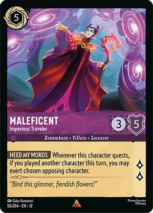 Maleficent - Imperious Traveler (55/204) - Wilds Unknown、Ravensburger、kayou