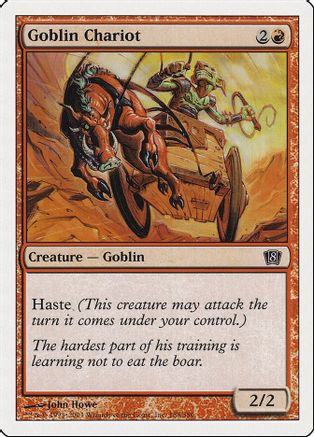Goblin Chariot (8ED-188) - 8th Edition Foil、Wizards of the Coast、kayou
