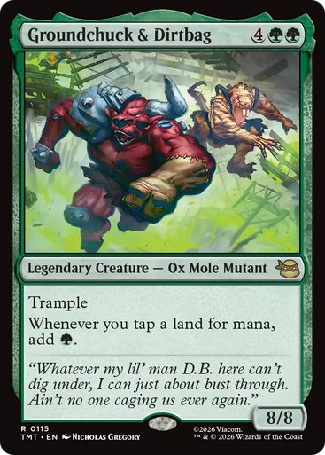 Groundchuck & Dirtbag (Foil) | Teenage Mutant Ninja Turtles、Magic: The Gathering、kayou