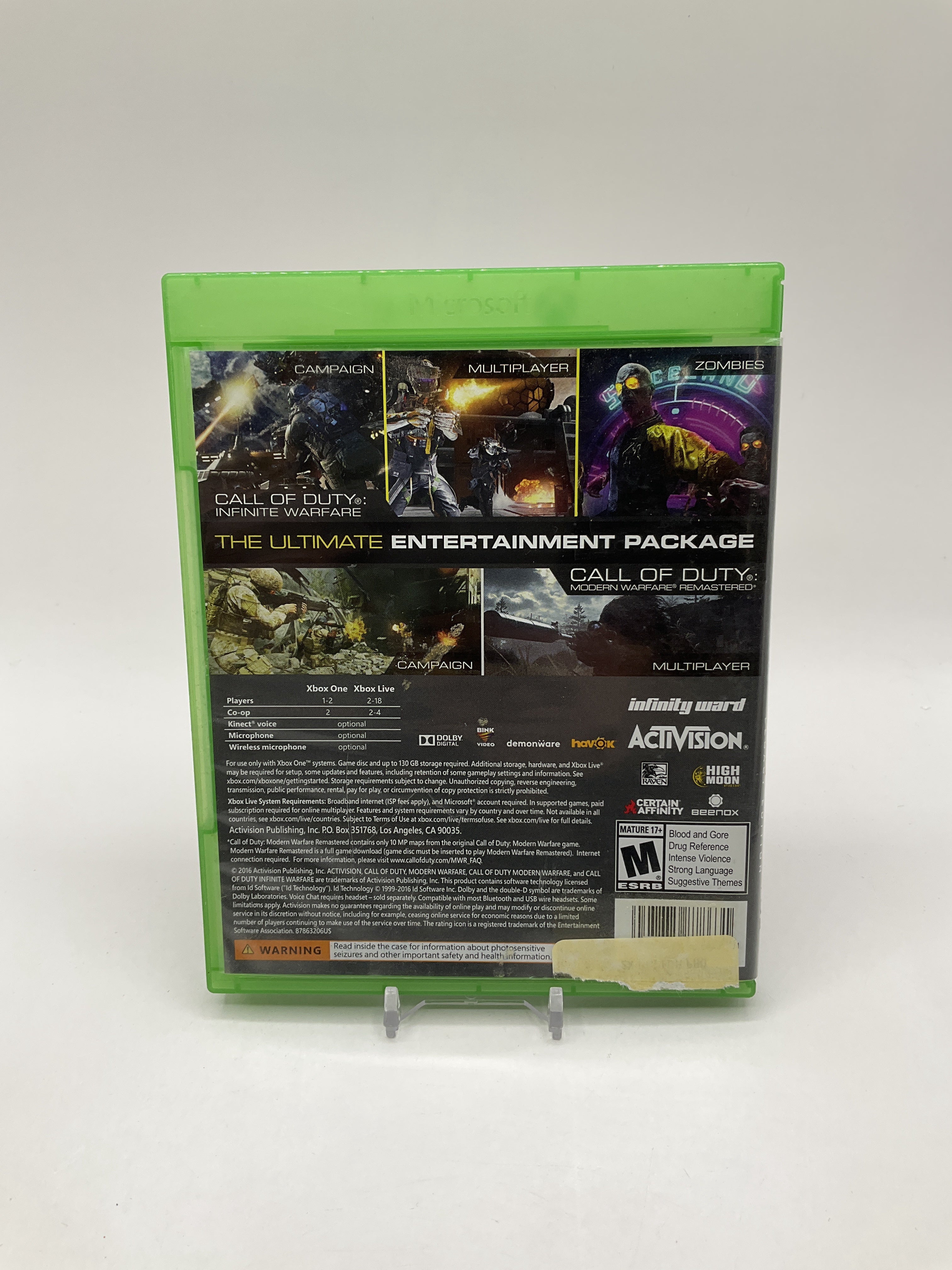 Call of Duty: Infinite Warfare Legacy Edition Xbox One Used、Collector Store LLC - VG、kayou