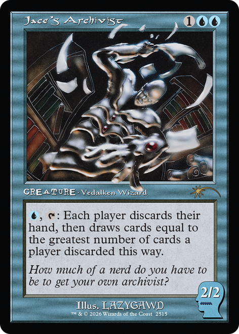 Jace's Archivist (Foil) (Secret Lair - Brain Dead: New Earth Mentality) | Secret Lair Drops、Magic: The Gathering、kayou