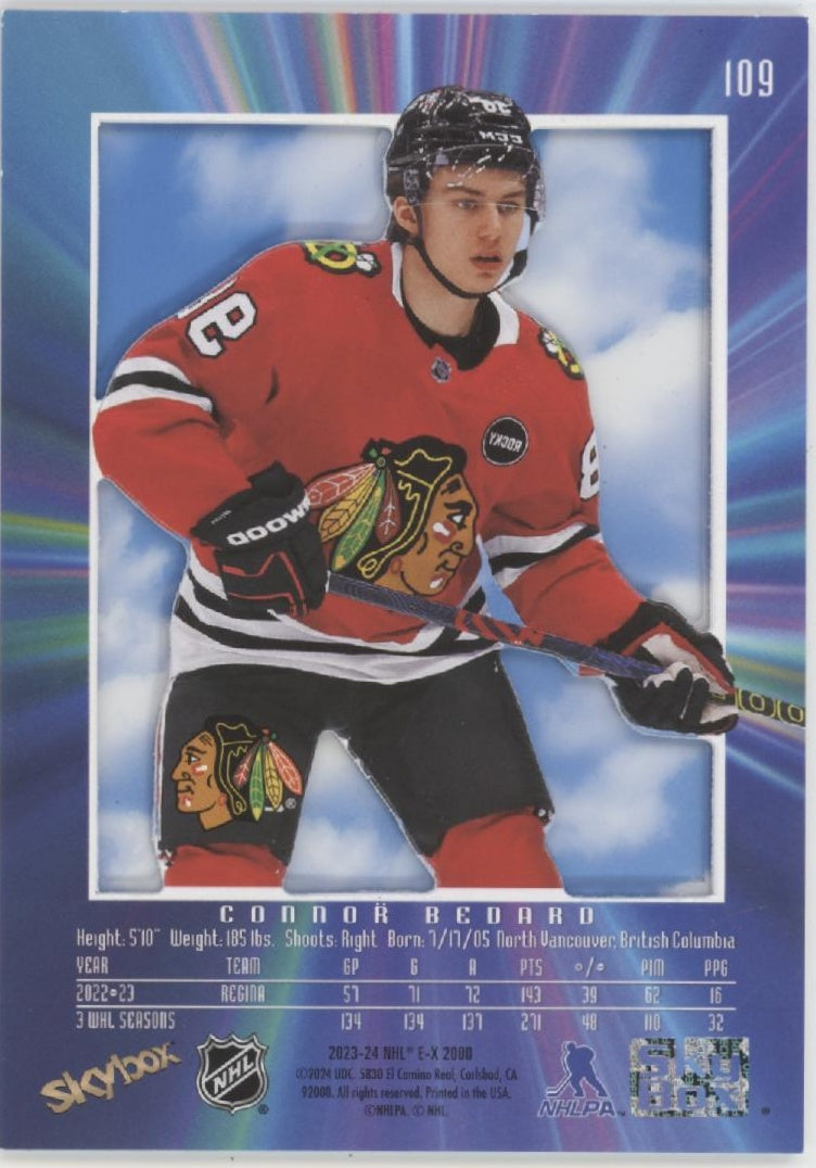 Connor Bedard 2023-24 Skybox E-X 2000 #109 #1、Collector Store LLC、kayou