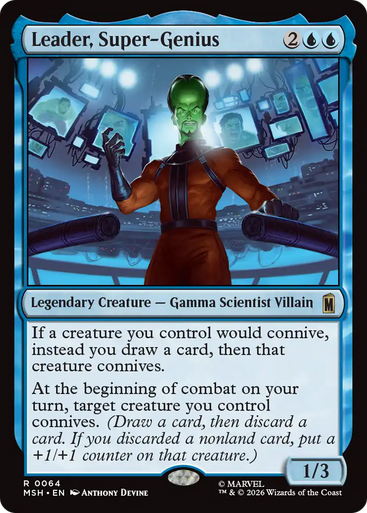 Leader, Super-Genius (Foil) | Marvel Super Heroes、Magic: The Gathering、kayou