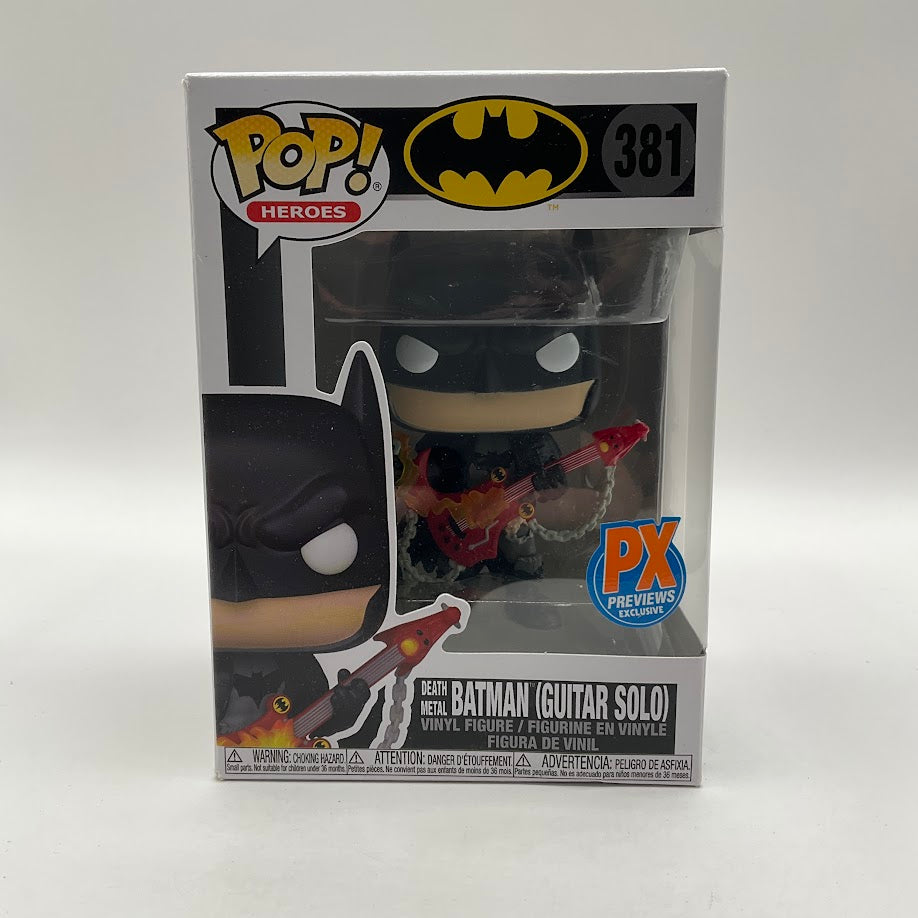 Death Metal Batman (Guitar Solo) Funko Pop! DC #381 PX Previews、Funko、kayou