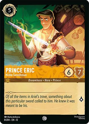 Prince Eric - Noble Swordsman (8/204) - Wilds Unknown、Ravensburger、kayou