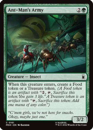 Ant-Man's Army (MSH-161) - Marvel Super Heroes Foil、Wizards of the Coast、kayou