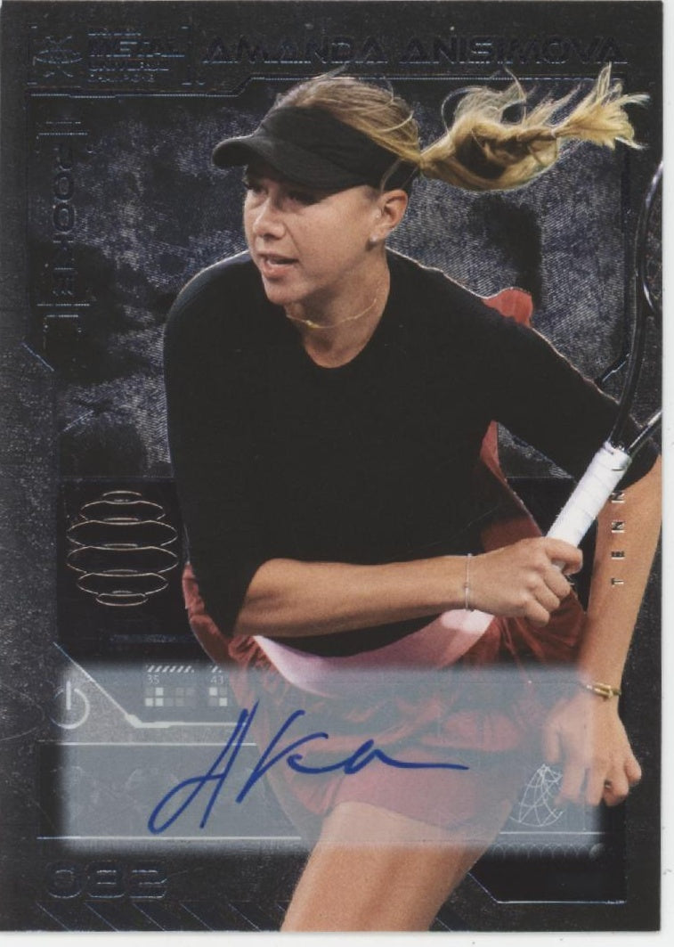 Amanda Anisimova 2023 Skybox Metal Universe Champions RC Auto #082、Collector Store LLC、kayou