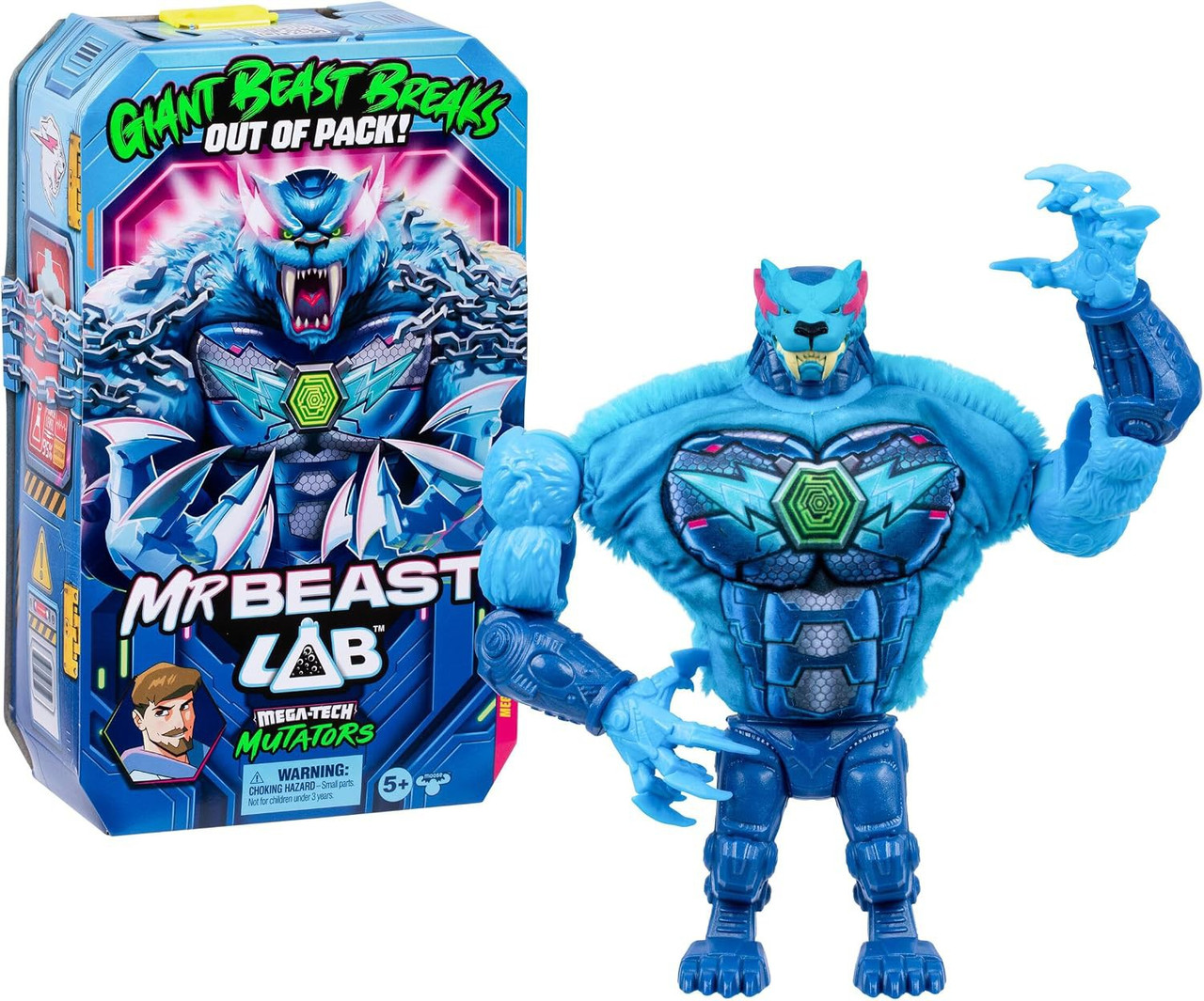 MrBeast Lab Mutators Mega-Tech Panthar Action Figure、ToyWiz、kayou