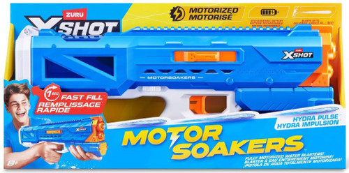 X-Shot Motor Soakers Hydra Pulse Water Blaster Blue、ToyWiz、kayou