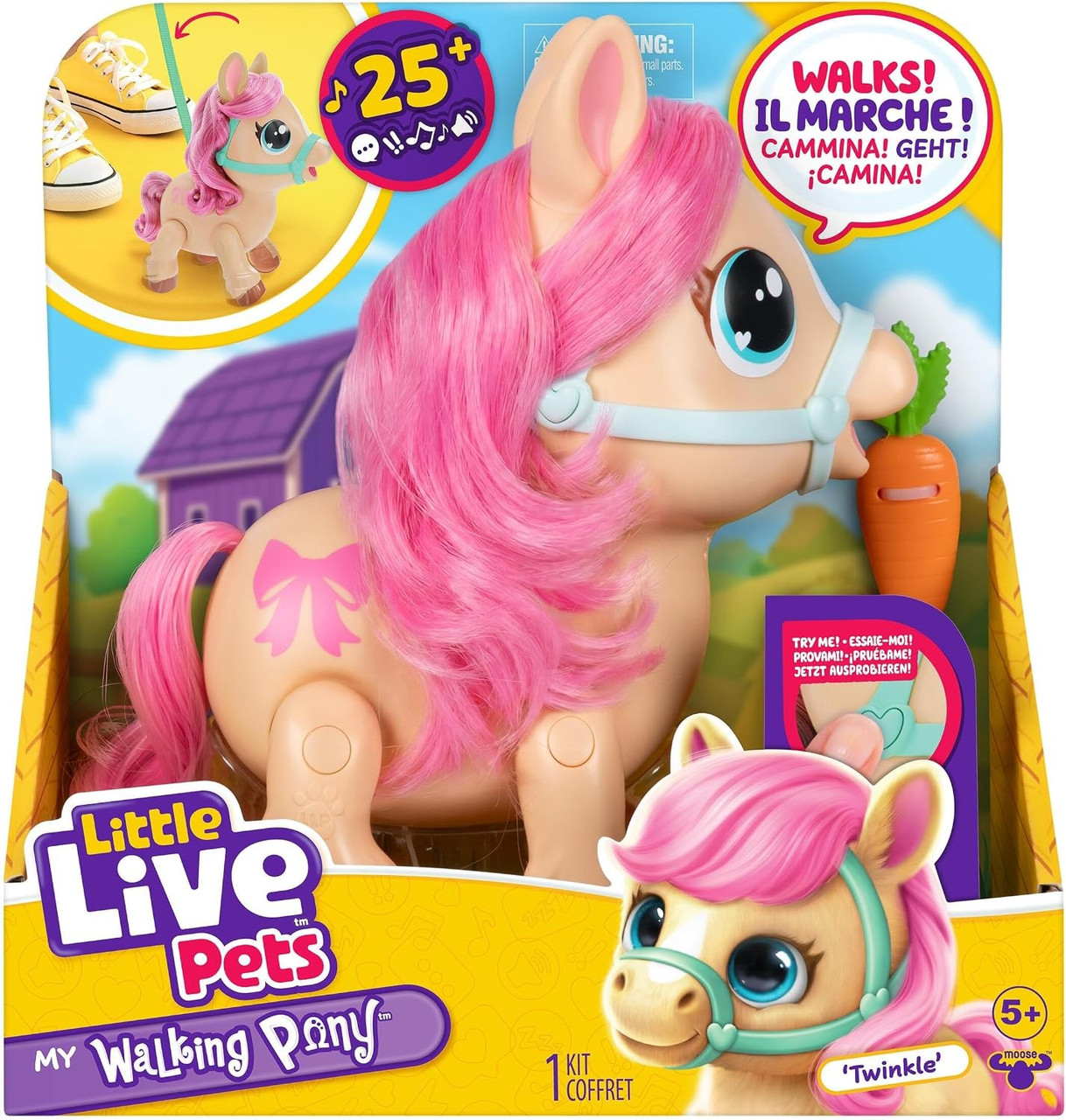 Little Live Pets My Walking Pony Twinkle Electronic Pet、ToyWiz、kayou