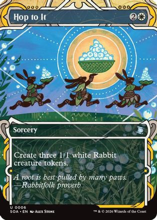 Hop to It (SOA-006) - Secrets of Strixhaven: Mystical Archive Foil、Wizards of the Coast、kayou