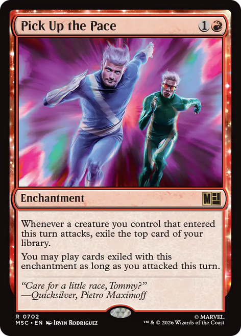 Pick Up the Pace (Foil) | Marvel Super Heroes Commander、Magic: The Gathering、kayou