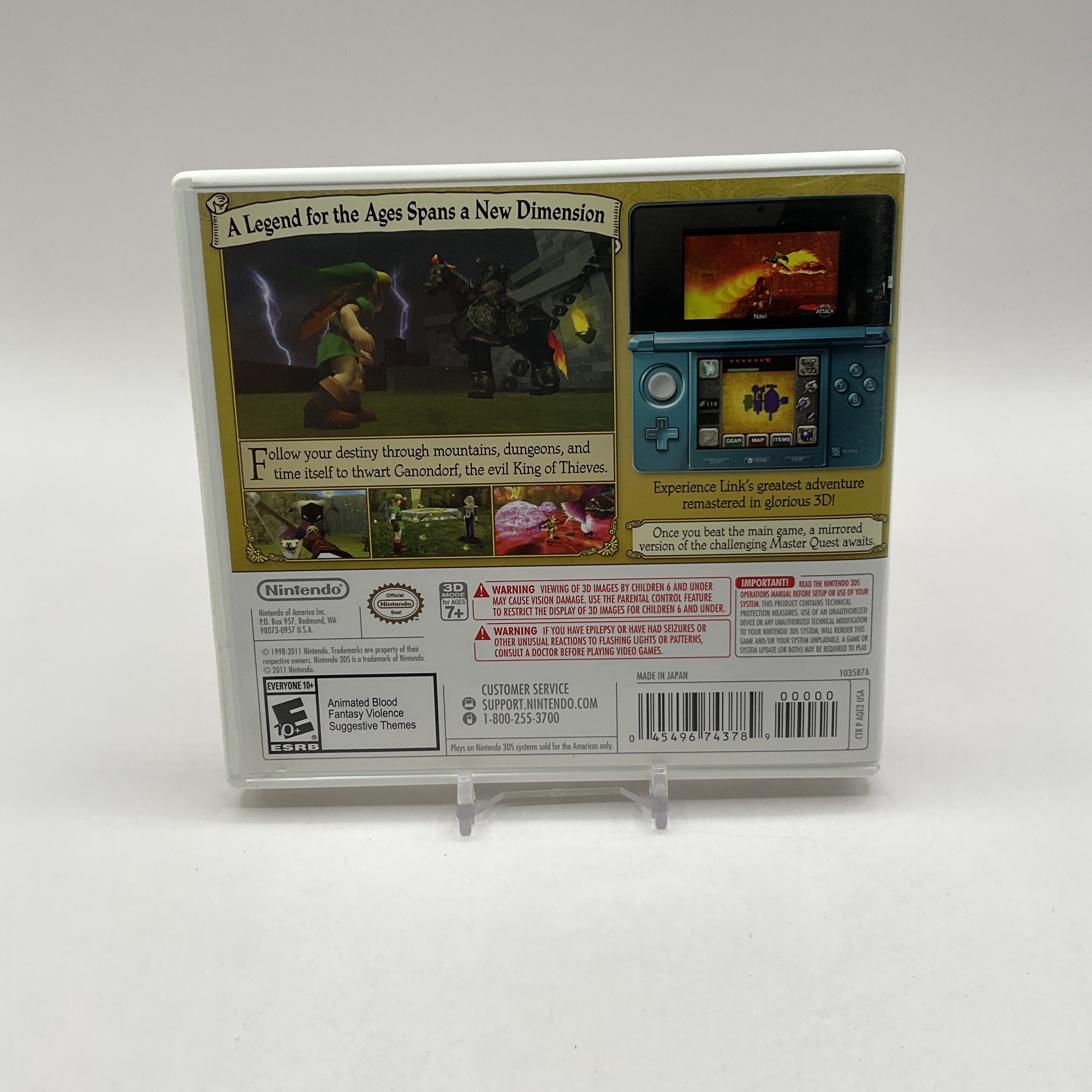 The Legend of Zelda Ocarina of Time 3D Nintendo Selects Nintendo 3DS Used、Collector Store LLC - VG、kayou