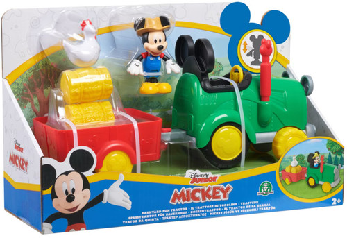 Disney Junior Mickey Barnyard Fun Tractor Vehicle & Figure Set、ToyWiz、kayou
