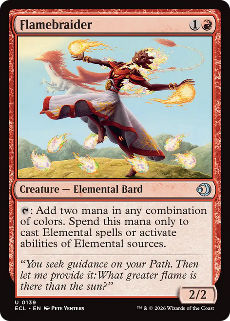 Flamebraider (Foil) | Lorwyn Eclipsed、Magic: The Gathering、kayou