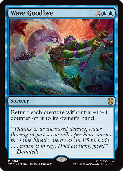 Wave Goodbye (Surge Foil) | Teenage Mutant Ninja Turtles Eternal、Magic: The Gathering、kayou