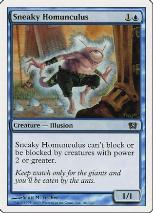Sneaky Homunculus (8ED-101) - 8th Edition、Wizards of the Coast、kayou